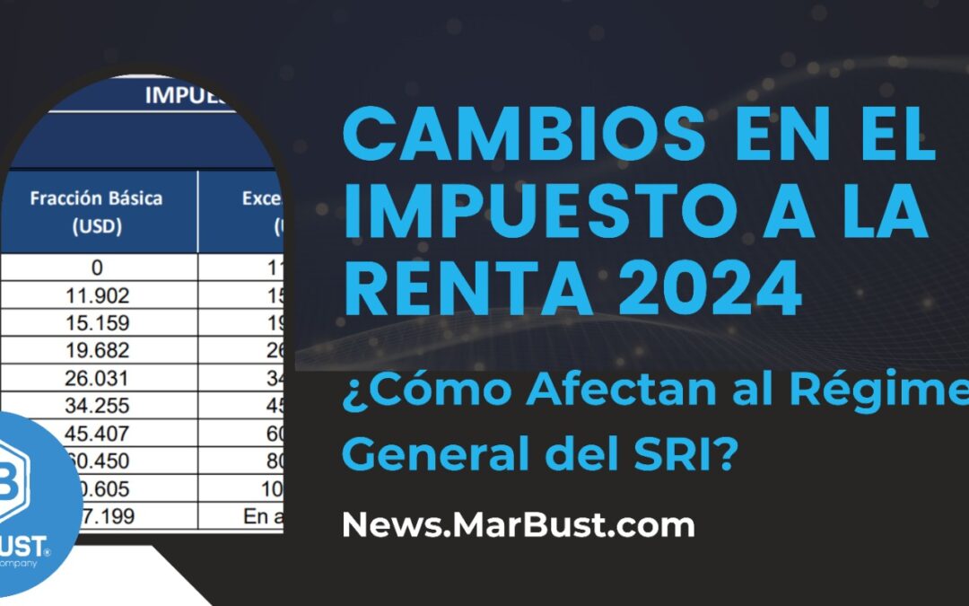 Cambios en el Impuesto a la Renta 2024: ¿Cómo Afectan al Régimen General del SRI?
