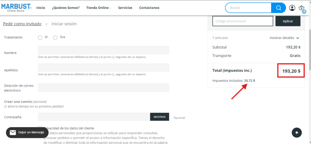 iva 15% prestashop ecuador