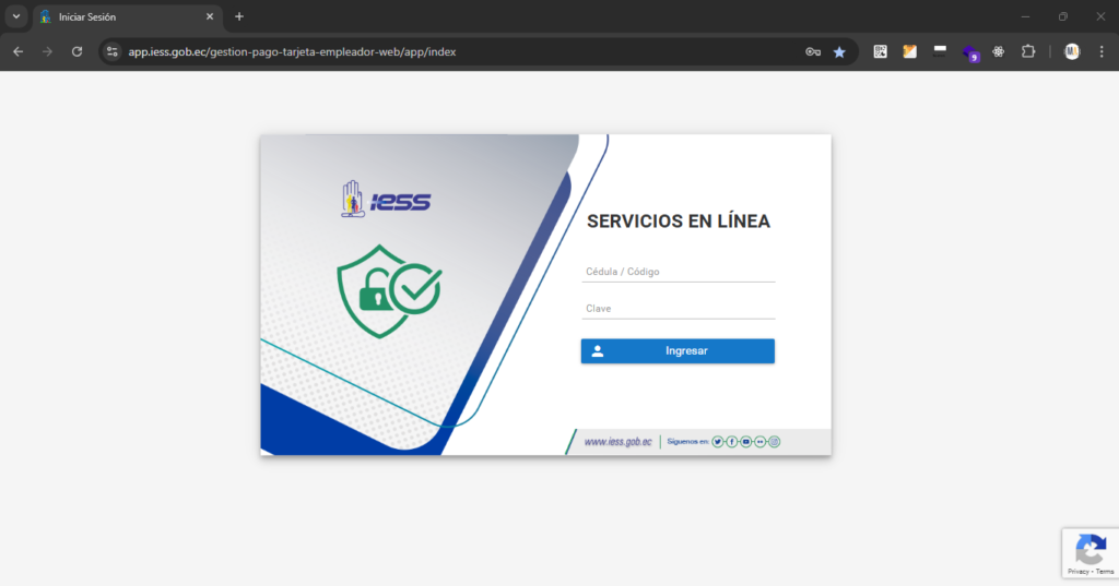 Pagar las Planillas del IESS con Tarjeta