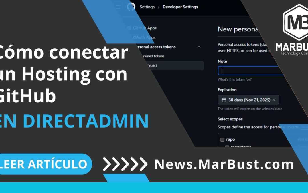 Cómo conectar un Hosting con GitHub en DirectAdmin